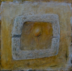 Serie "Lebenszyklus"-2 - VERKAUFT, Mixed Media auf Leinwand, 100 x 100 cm