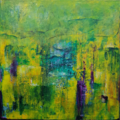 "Lichtbringer"-190, Mixed Media auf Leinwand, 100 x 100 x 4 cm "Lichtbringer"-190, Mixed Media auf Leinwand, 100 x 100 x 4 cm