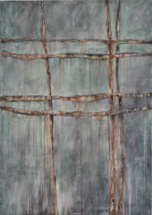 "Bondage II"-194, Acryl auf Leinwand, 140 x 100 cm "Bondage II"-194, Acryl auf Leinwand, 140 x 100 cm