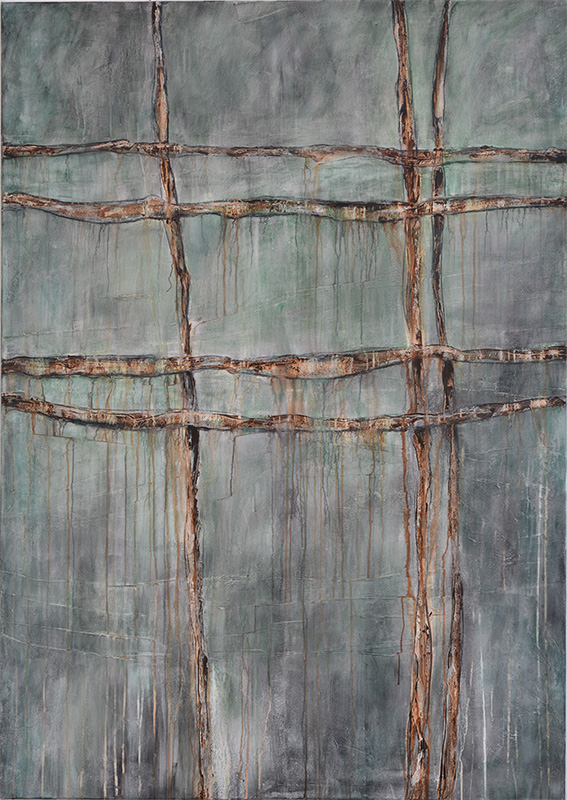 "Bondage II"-194, Acryl auf Leinwand, 140 x 100 cm