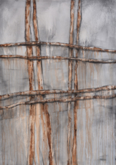 "Bondage I"-193, Acryl auf Leinwand, 140 x 100 cm "Bondage I"-193, Acryl auf Leinwand, 140 x 100 cm