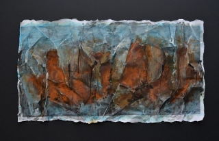 "VERKAUFT", Kaleidoskop-II-056-Mixed Media-Karton-70 x 108-gerahmt "VERKAUFT", Kaleidoskop-II-056-Mixed Media-Karton-70 x 108-gerahmt