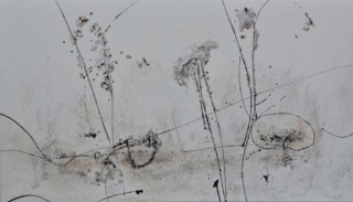 VERKAUFT-"Dahinfliegende Erinnerung"- 189, Mixed Media auf Leinwand, 80 x 140 x 4 cm VERKAUFT-"Dahinfliegende Erinnerung"- 189, Mixed Media auf Leinwand, 80 x 140 x 4 cm